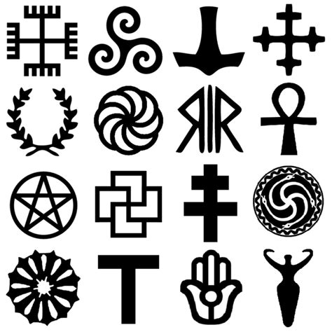 Pagan emblems and their interpretations